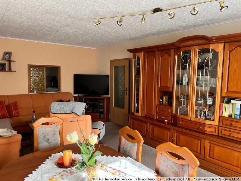 Blick Wohnzimmer