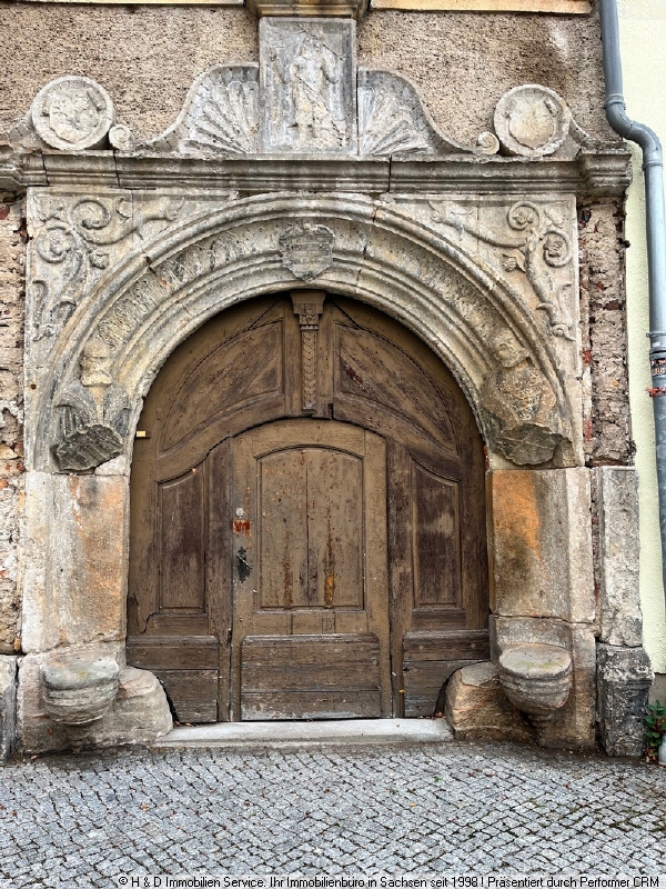 Blick Portal des Maltitzschen Bergamtes
