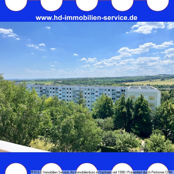 Blick vom Balkon