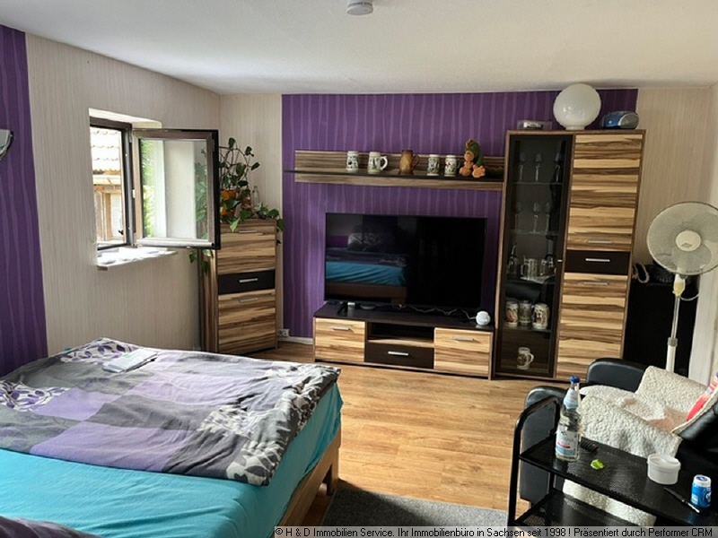 Blick Schlafzimmer
